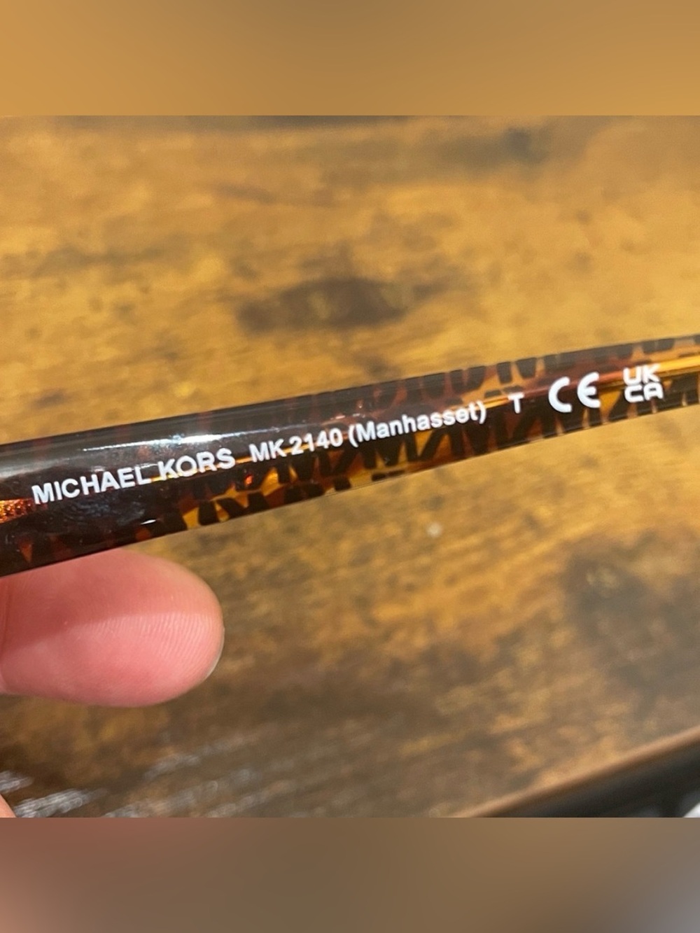 Michael Kors Manhasset MK2140 Sunglasses Tortoise MK Logo Print - Picture 8 of 9